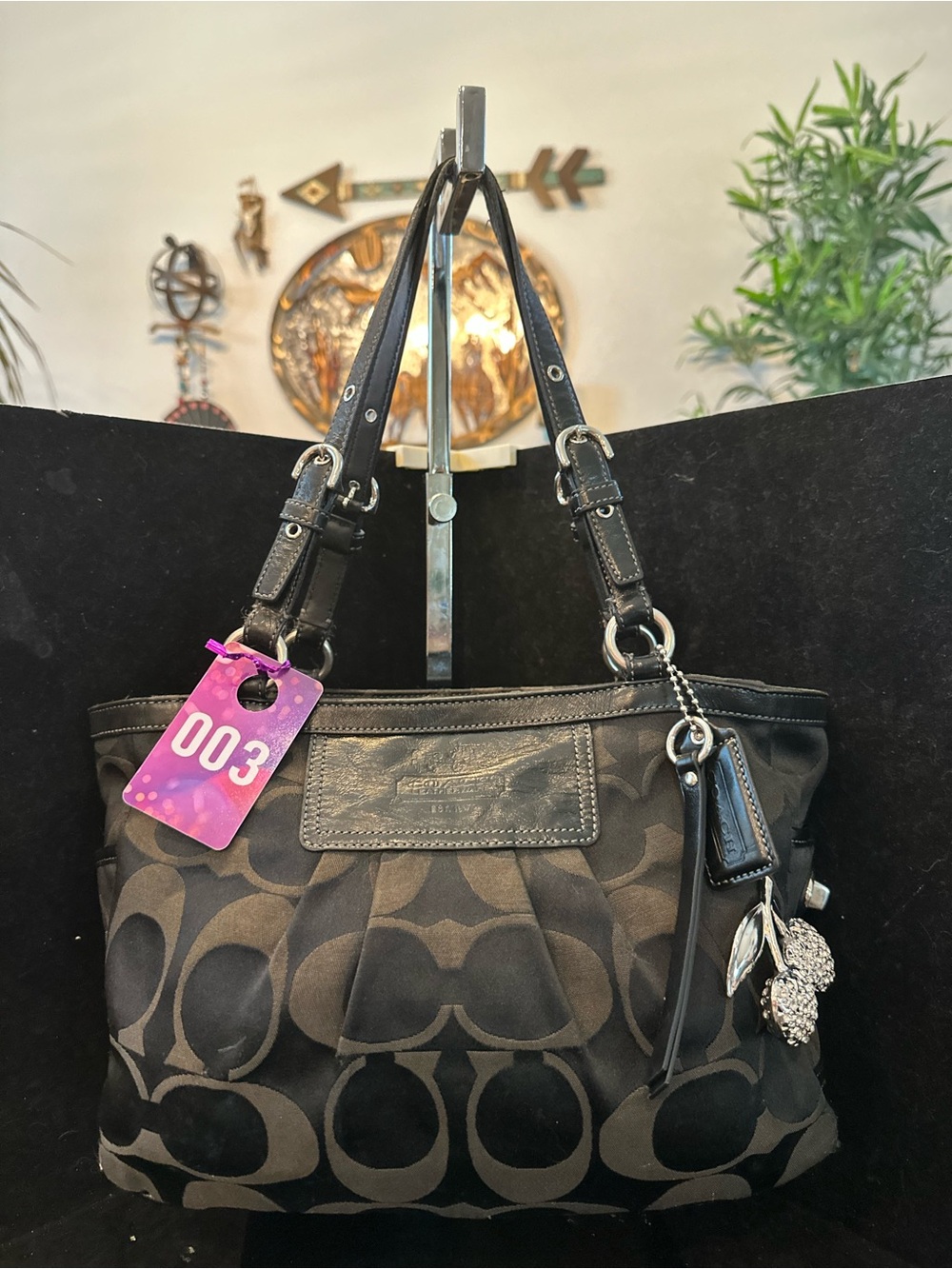 Coach #003 Gallery Opic Signature Tote